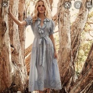 Doen Medium Blue Dress; worn once